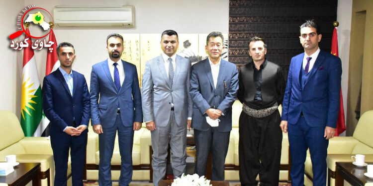 ناوەندی چاوی كورد سەردانی كونسوڵخانەی چینی میللی دەكات.