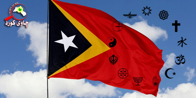 ڕۆڵی ئاین لە سەربە خۆیی تەیموری ڕۆژهەڵاتدا