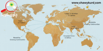 ژمارەی ڕاستەقینەی کورد و کوردزمان لە کوردستان و جیهان