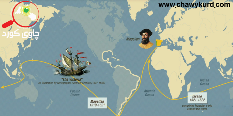 گرنگی گەشتەکەی ماجەلان و دەرئەنجامە جوگرافییەکانی