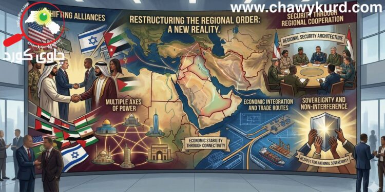 ڕێکخستنەوەی ڕێساکانی نەزمی داهاتووی ناوچەیی لەژێر ڕۆشنایی جەنگی ئەمریکا و ئیسرائیل دژی ئێران