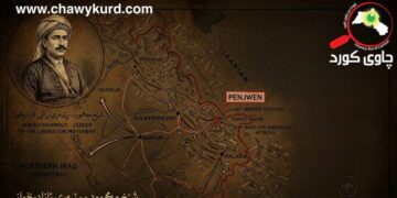 The Geographical Position of Penjwen in the Movements of Sheikh Mahmood Hafid