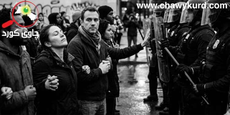 لە نێوان ئیرادە و تووندوتیژیدا