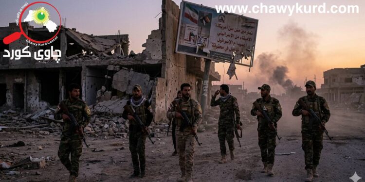 میلیشیا ئێراقییەکان لە نێوان لێکەوتەکانی شەڕی ئێران لەگەڵ ئەمریکا و ئیسرائیل