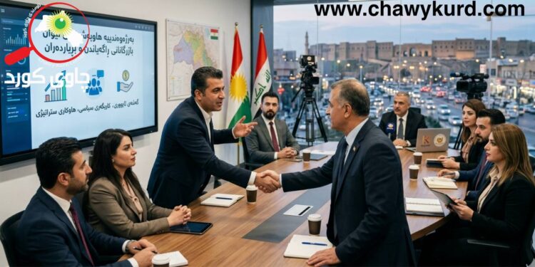 بەرژەوەندییە هاوبەشەکانی نێوان بازرگانانی ڕاگەیاندن و بڕیاردەران